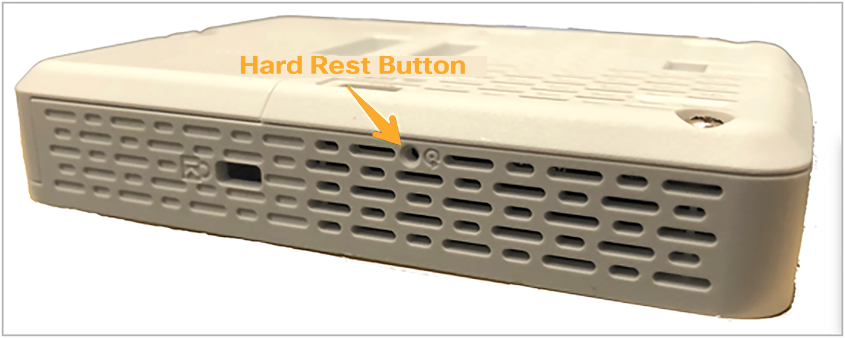 Sensor hard-reset button