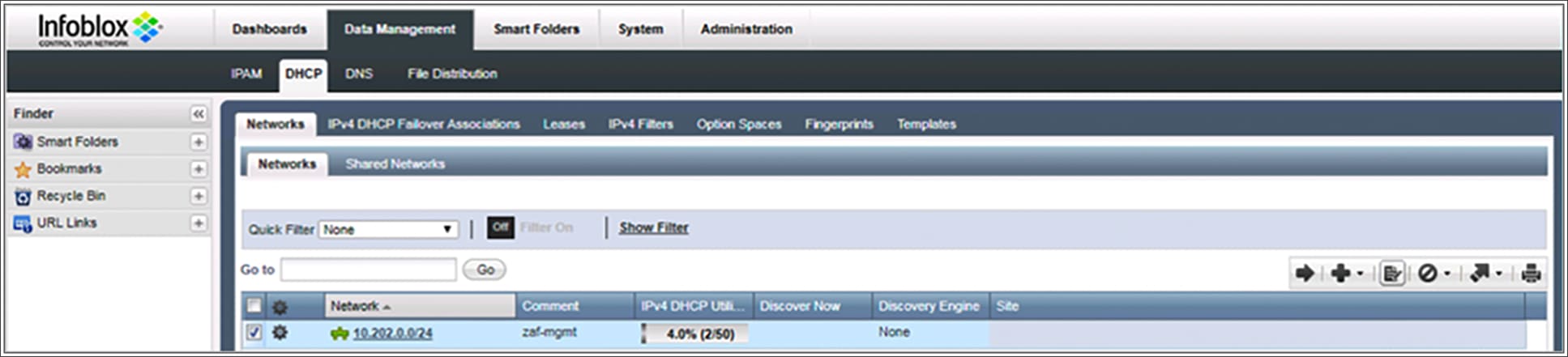 Infoblox DHCP server configuration