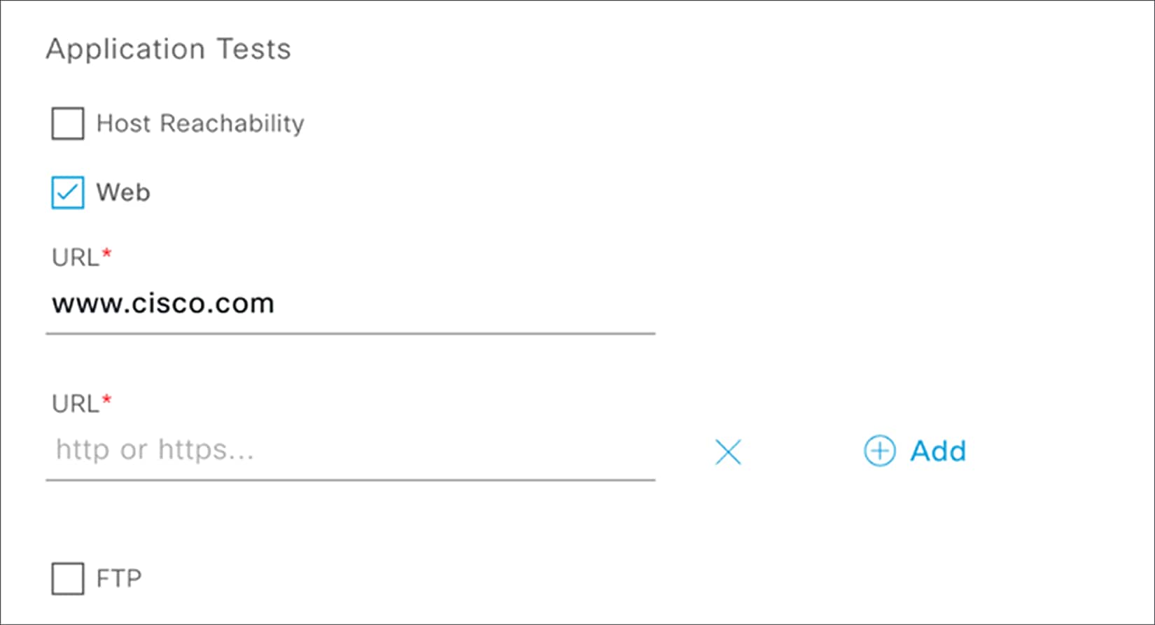 Application Tests – Web test