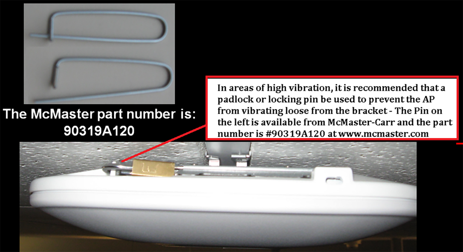 A metal pin or padlock will not deteriorate over time, and so is better than a plastic tie