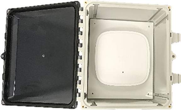 Example of an AccelTex 12x10x6 NEMA enclosure