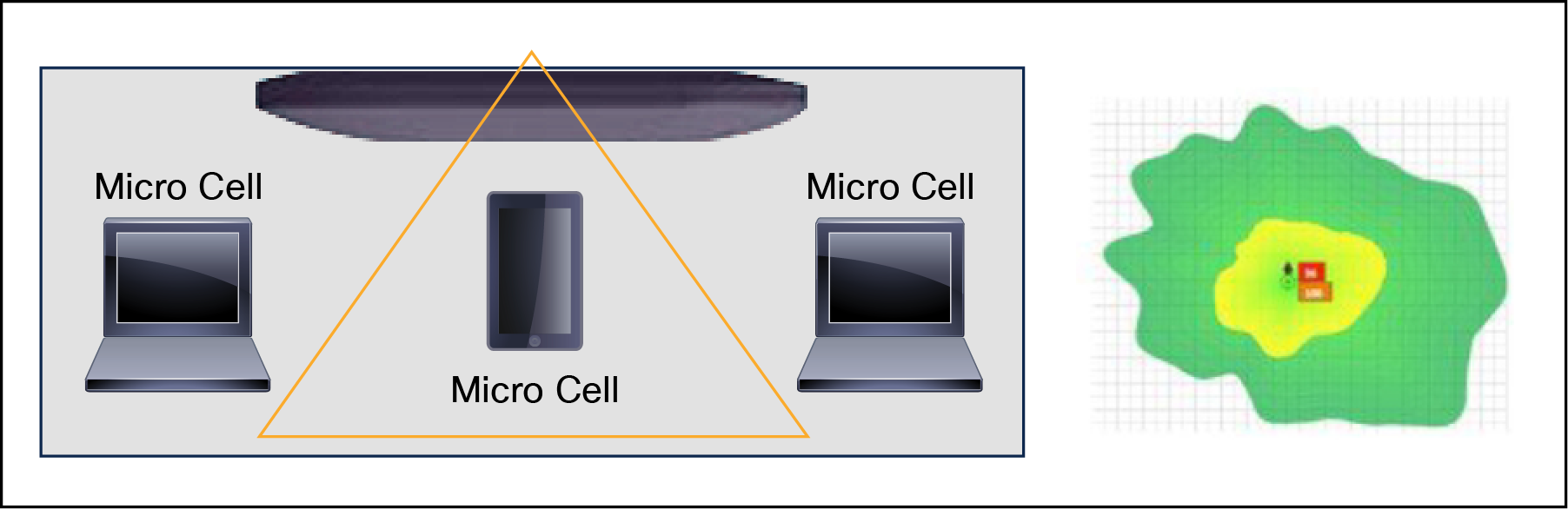 Picture of a Macro and Micro cell