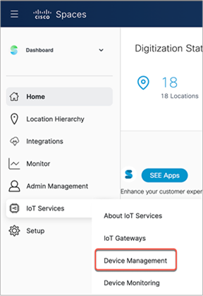 Cisco Spaces IoT Services