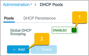 DHCP pool