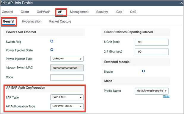 EAP-PEAP authentication