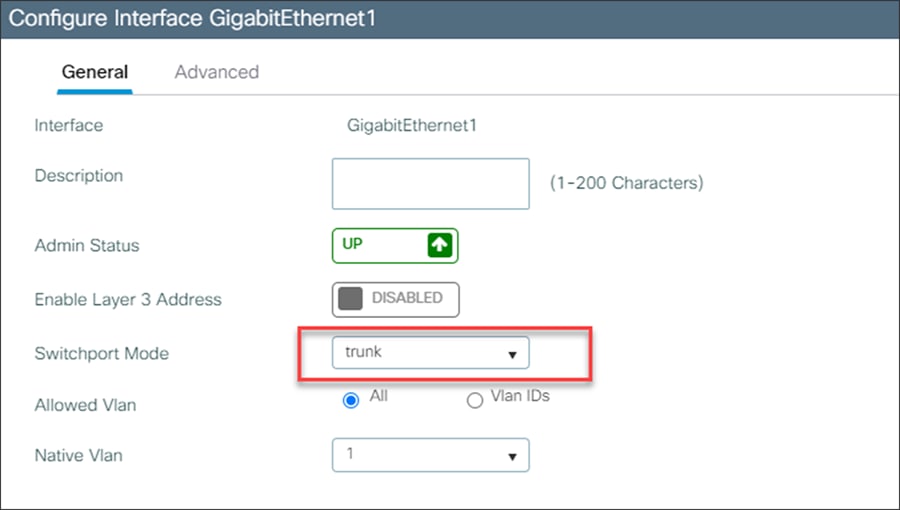 Configure Interface