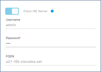 Enter the fully qualified domain name (FQDN) for the Cisco ISE server