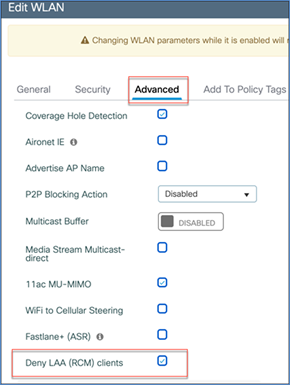 Navigate to Configuration > Tags & Profiles > WLANs