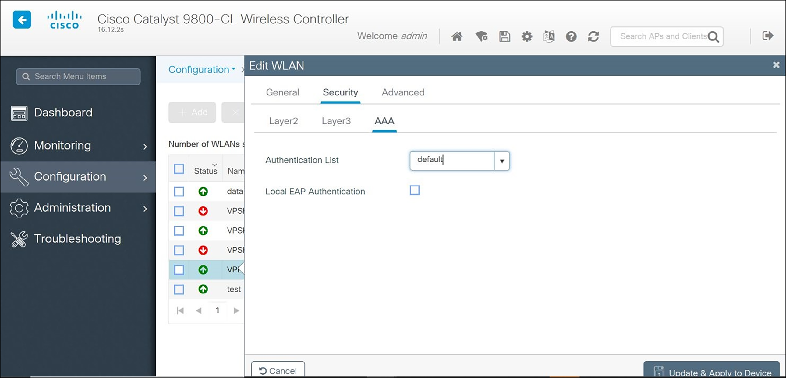 Edit WLAN_A
