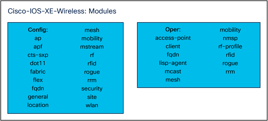 Cisco IOS XE modules