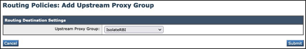 Add upstream proxy Group