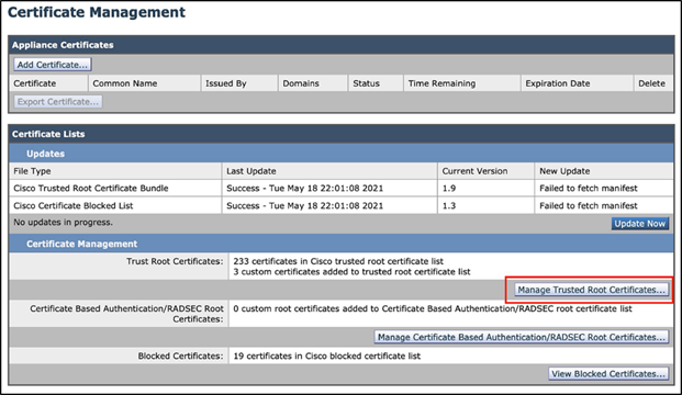 Certificate Management