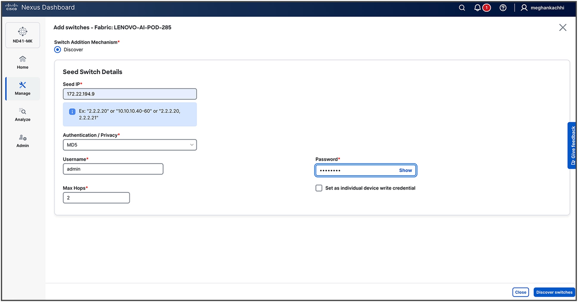 Cisco Nexus Dashboard for AI network automation 3
