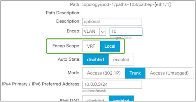 L3Out SVI Encap Scope in GUI (APIC Release 3.2)