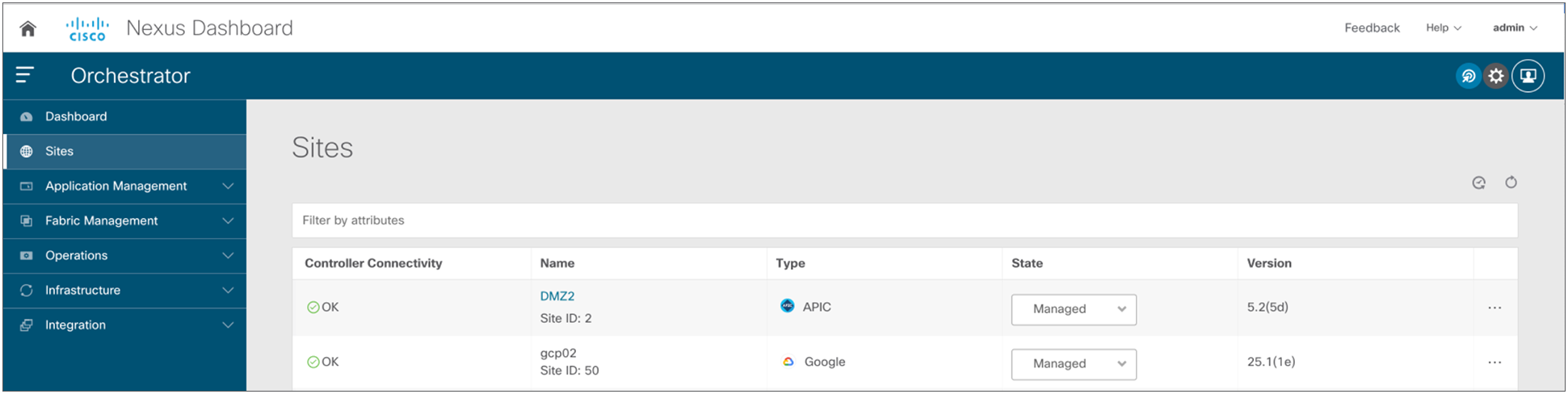 Register a Cisco ACI Cloud site in NDO