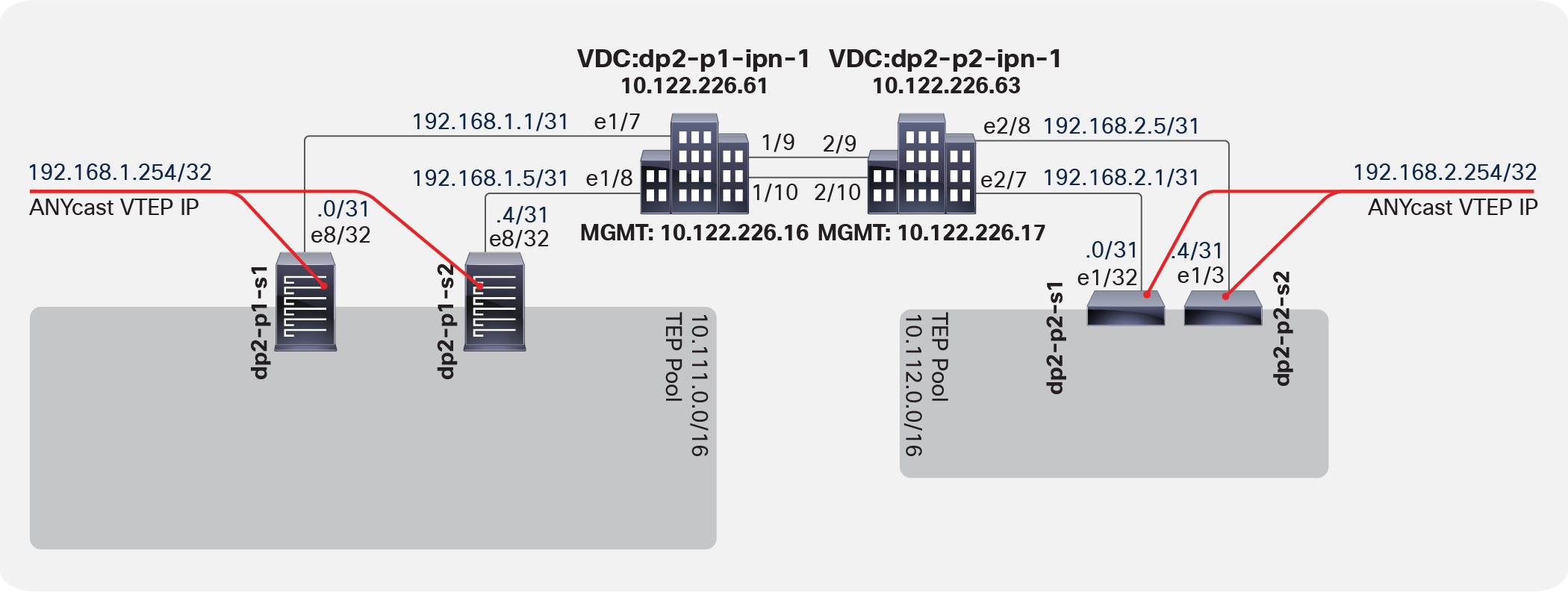 Two sides of the IPN with a unique network structure