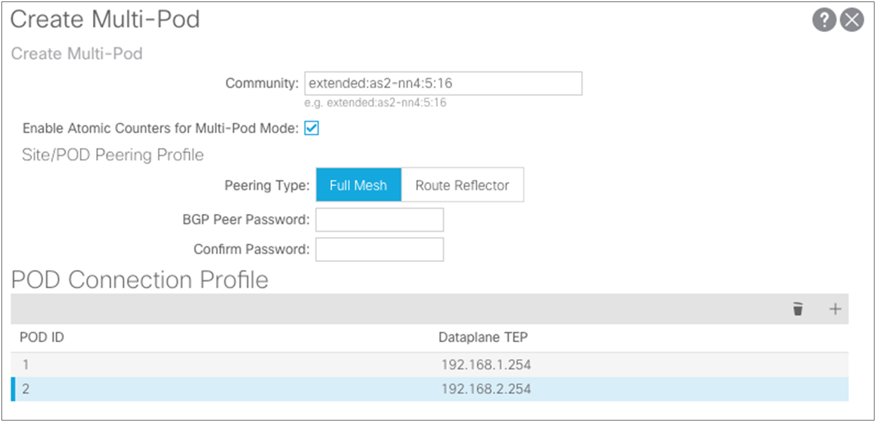 Create Mulit-Pod