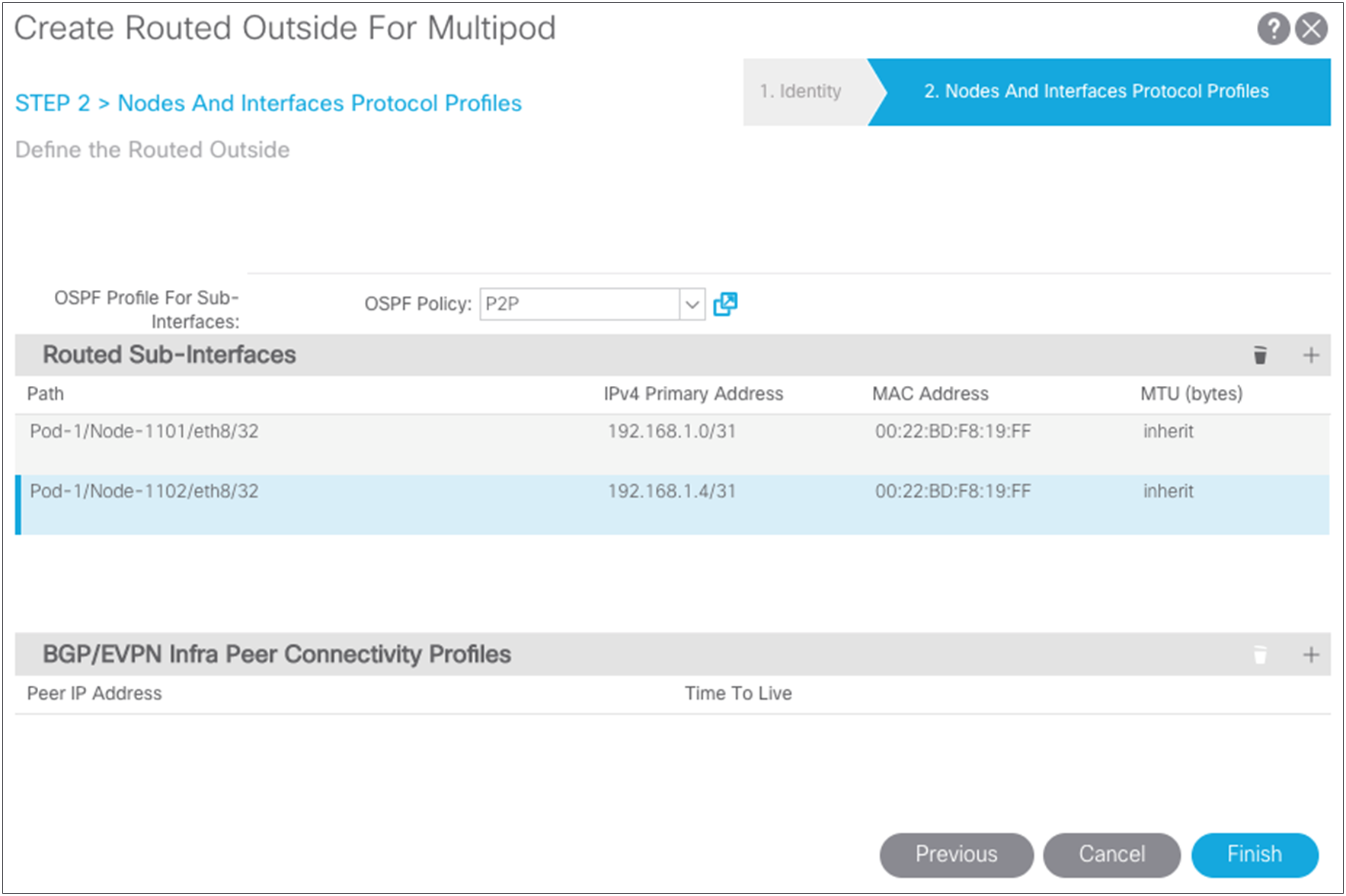 Create Routed Outside for Multipod