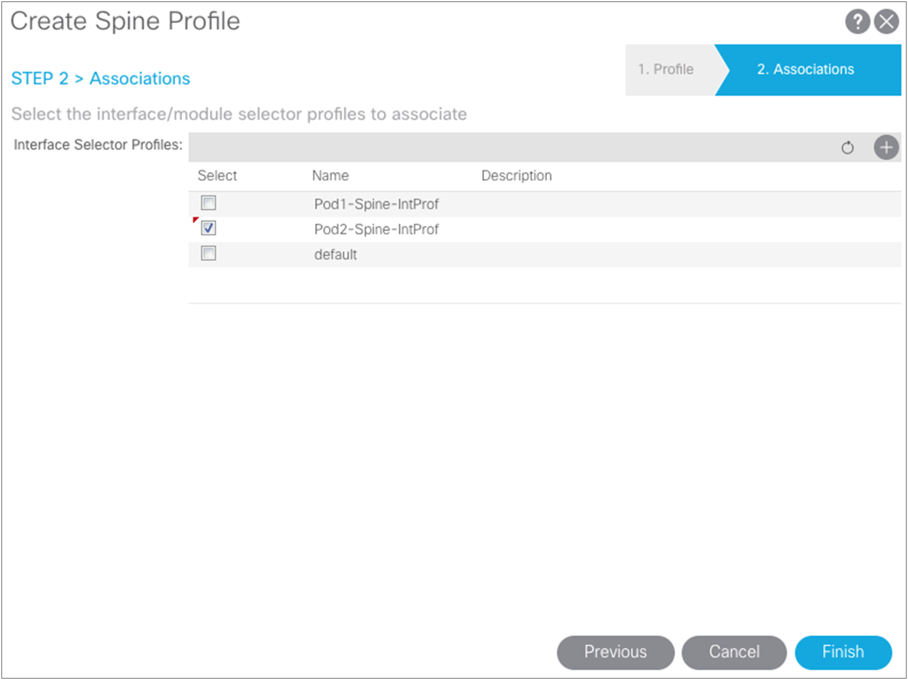 Create Spine Profile