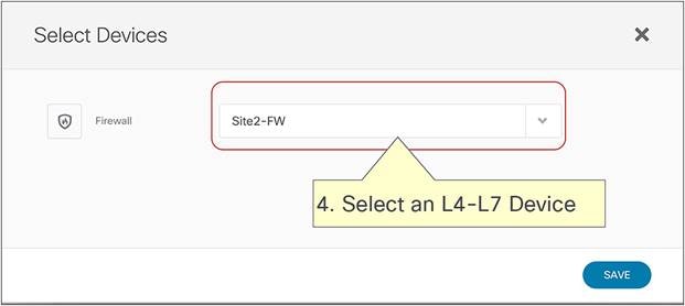 Select the logical device.