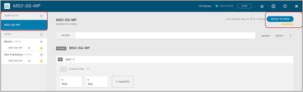 Select the Deploy button