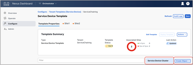 Create a service-device cluster