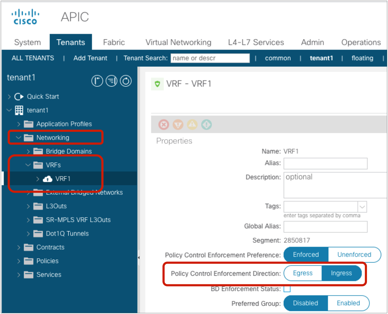 L3Out EPG with 0.0.0.0/0 subnet example