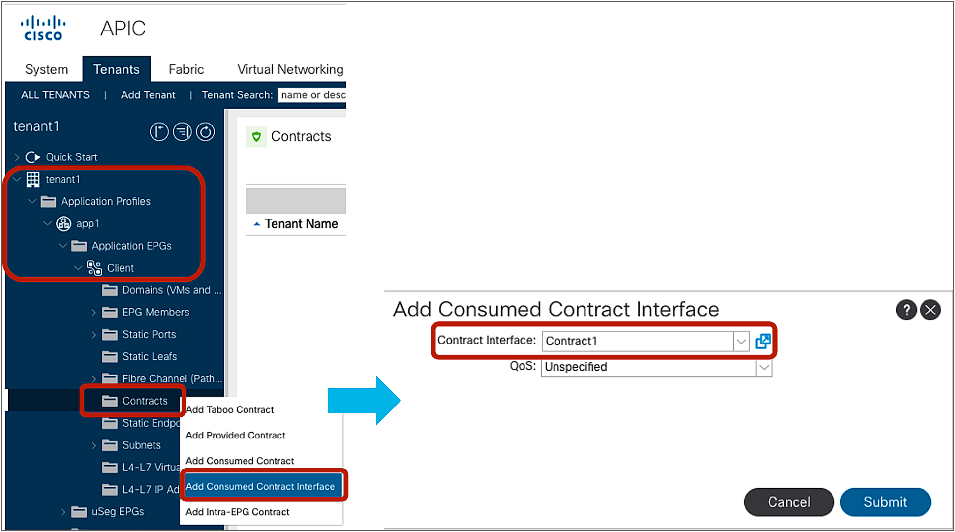 Consumed Contract Interface