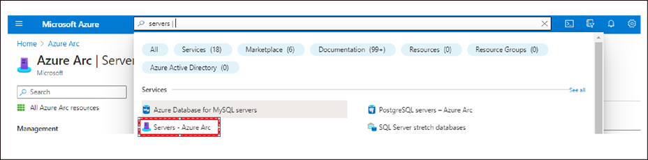 Servers - Azure Arc