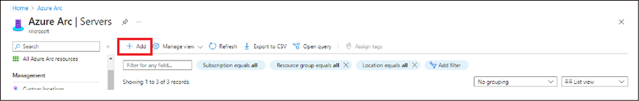 Servers - Azure Arc