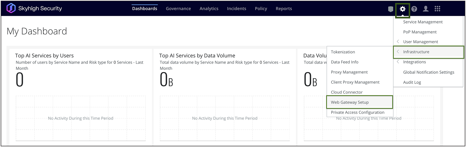 Skyhigh Dashboard