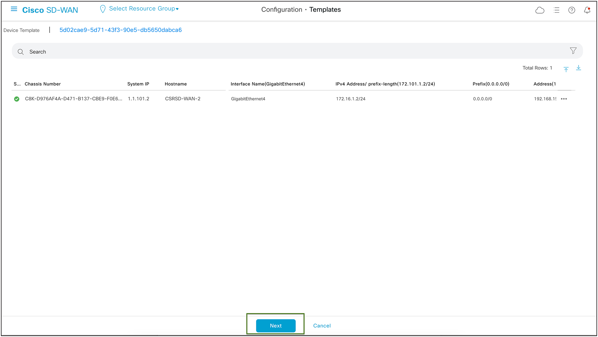 Catalyst SD-WAN device provisioning with changes