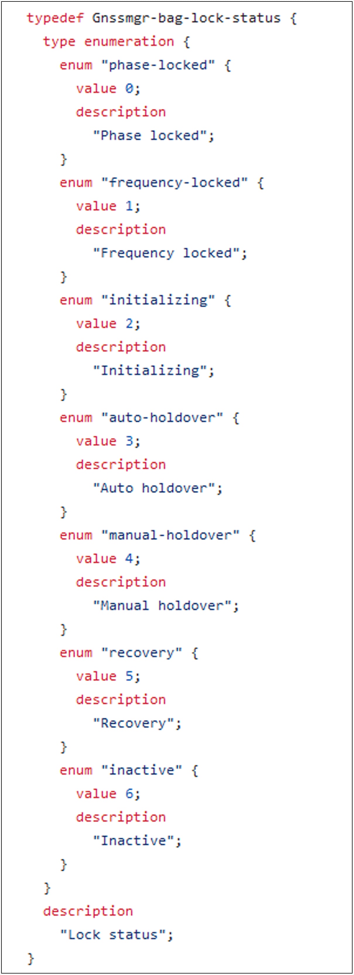 A screen shot of a computer codeDescription automatically generated