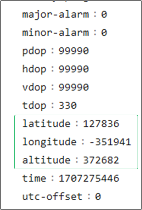 Latitude, longitude, and altitude