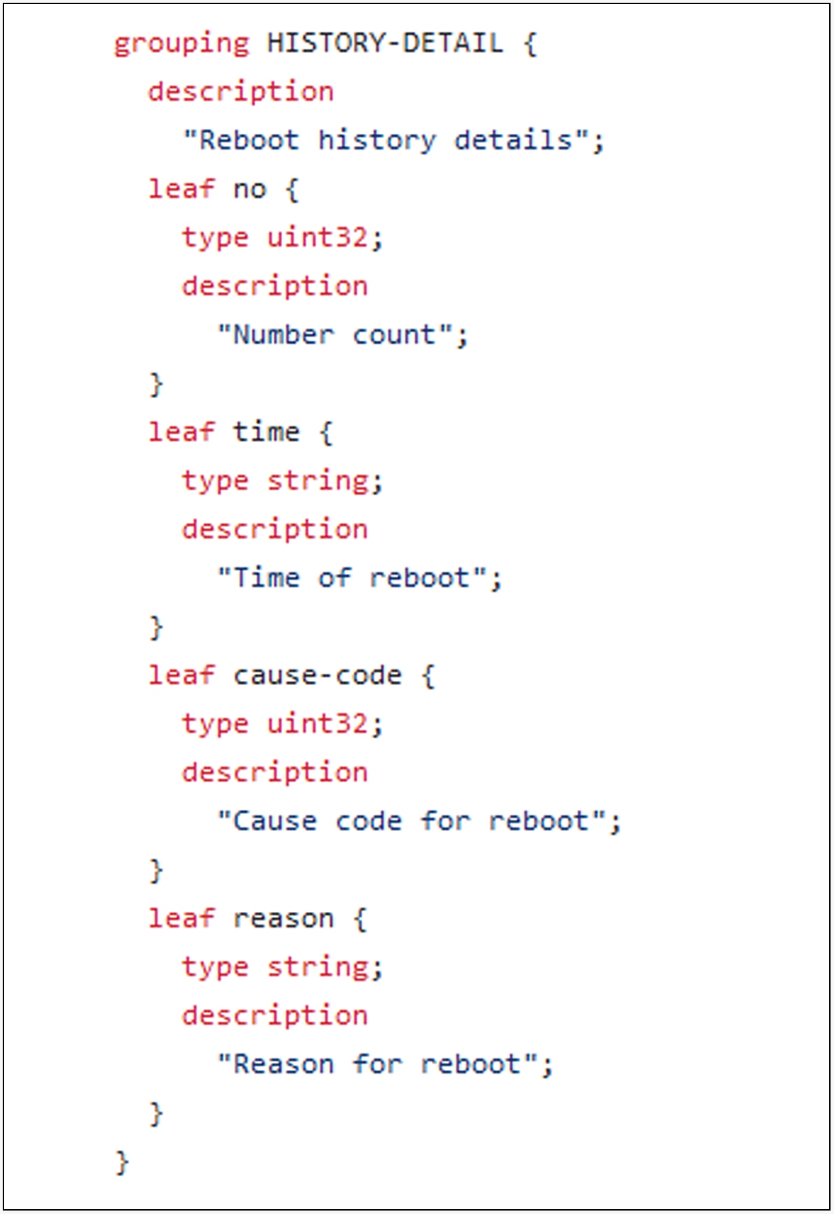 A screenshot of a computer codeDescription automatically generated