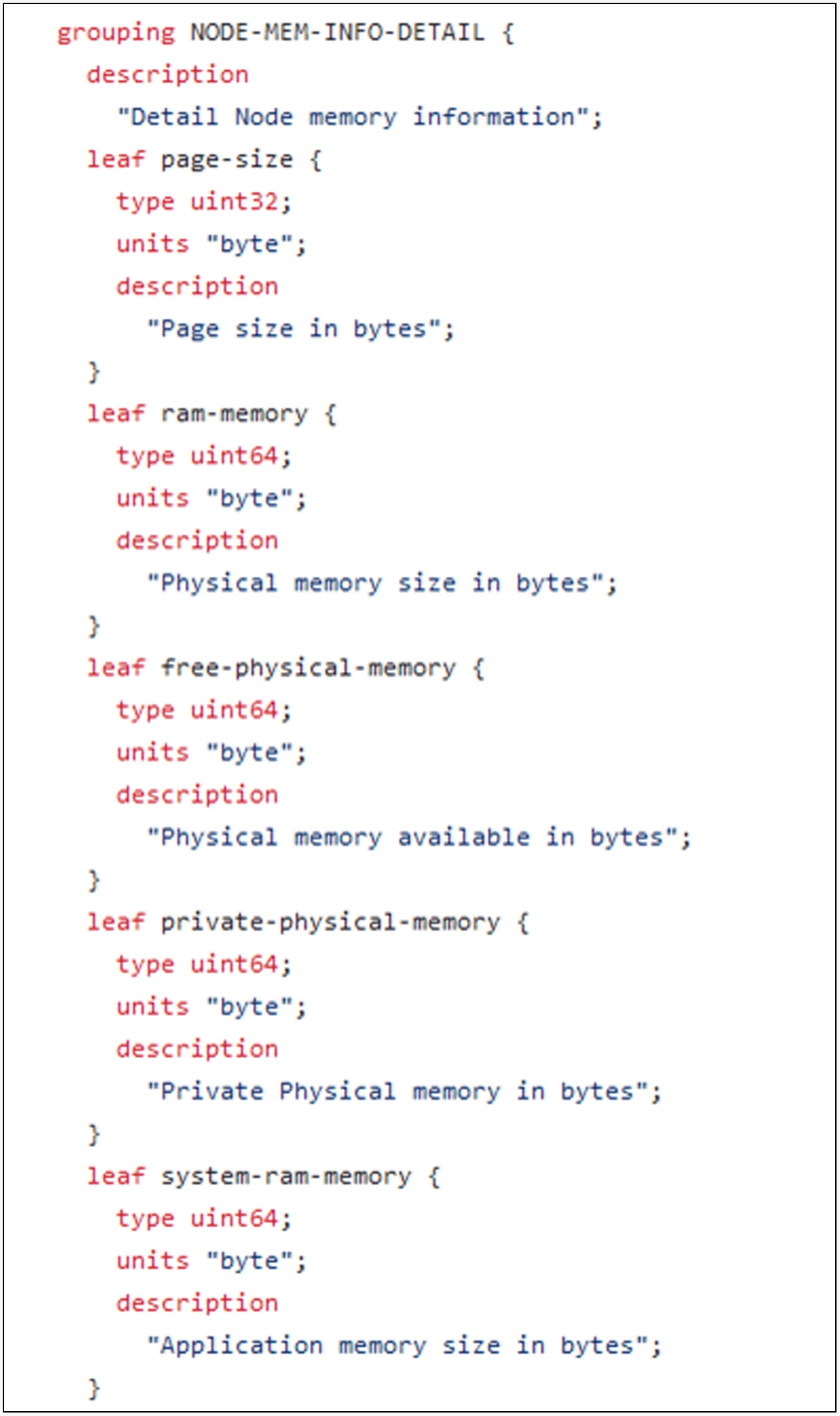 A computer code with red and blue textDescription automatically generated