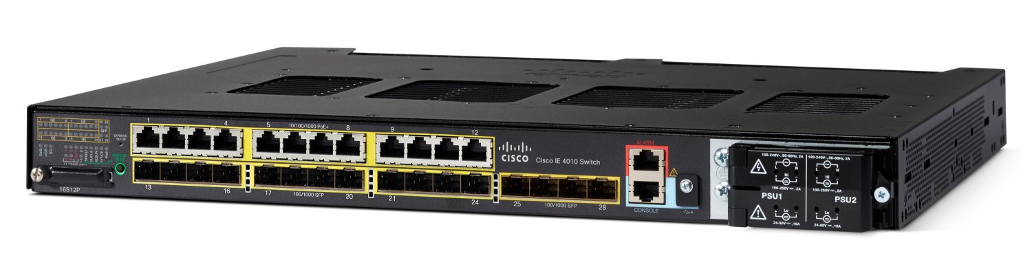 Cisco IE-4010-16S12P Industrial Ethernet Switch
