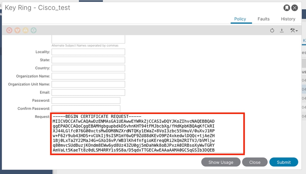 Get CSR Step 3