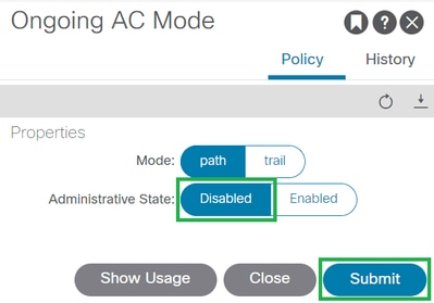 disable ongoing atomic counters
