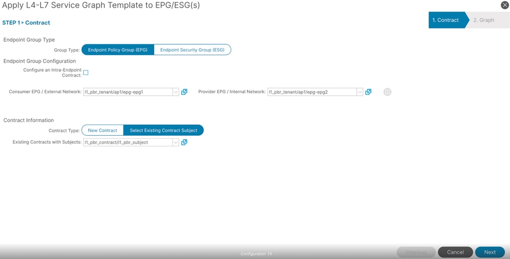 Apply Service Graph