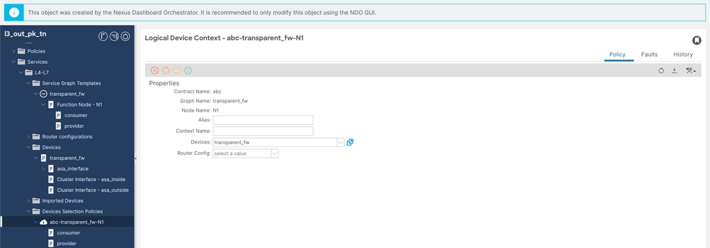 Service Graph Configuration 2