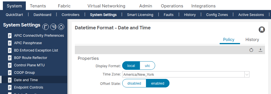 Verify the Date and Time Format