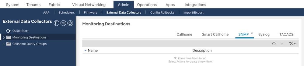 Configure SNMP Trap Destinations