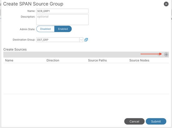 Image 26: Creation of fabric ERSPAN source group