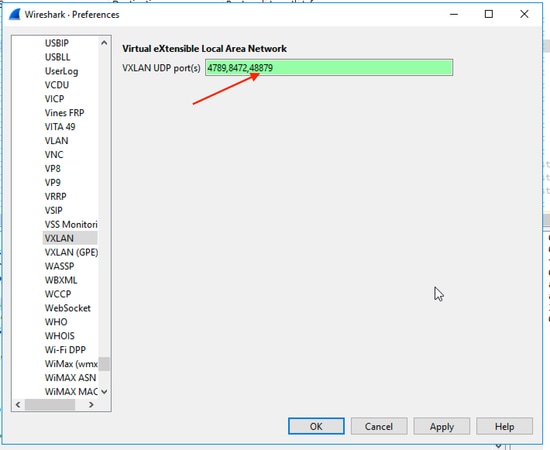 Image 41: How to add custom port to decode iVXLAN header