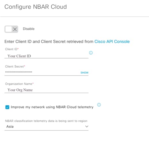 Configuring Client ID and Secret on Cisco DNA Center