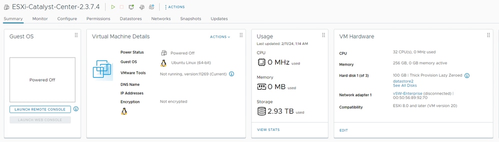 Hardware de VM