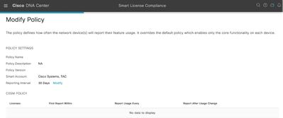 Modify Reporting Interval