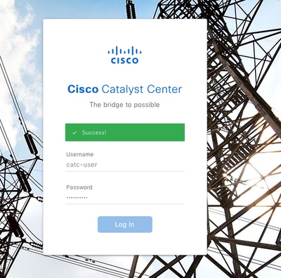 Log In Configure Catalyst Center External Authentication TACACS with ISE