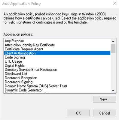 Add Application Policy